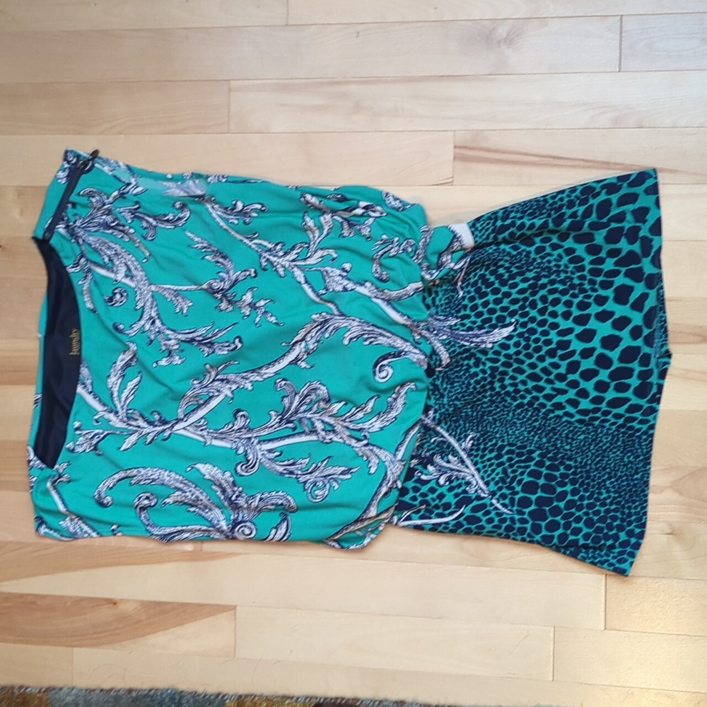 Laundry by Shelli Segal Mixed Print Sleeveless Dress Size 0